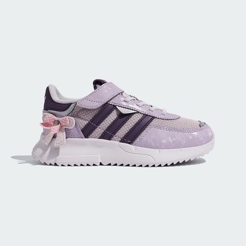 adidas阿迪达斯2025女小童RETROPY F2 CF EL C三叶草童装KJ7598