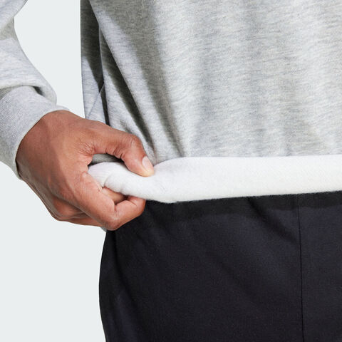 adidas阿迪达斯2025男子M 3S FL SWT针织无帽卫衣JE6308