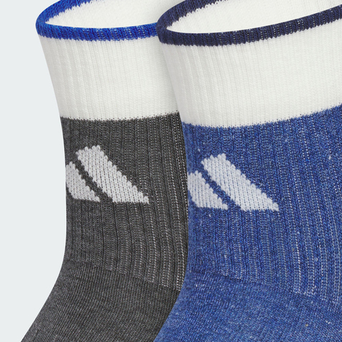 adidas阿迪达斯2025男大童WINT CREW 2PP中袜优惠装KC2751