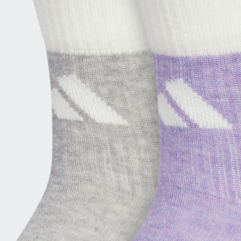 adidas阿迪达斯2025男大童WINT CREW 2PP中袜优惠装KC2752