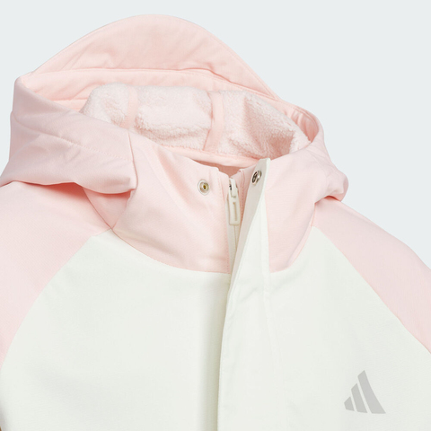 adidas阿迪达斯2025女大童JK WV JKT梭织连帽外套KS0651