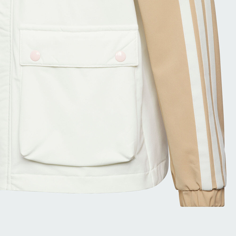 adidas阿迪达斯2025女大童JK WV JKT梭织连帽外套KS0651