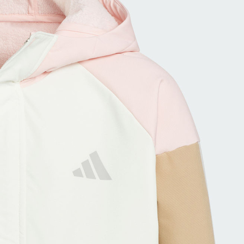 adidas阿迪达斯2025女大童JK WV JKT梭织连帽外套KS0651