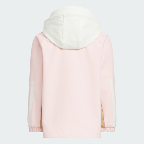 adidas阿迪达斯2025女小童LK WV JKT梭织连帽外套KS3083