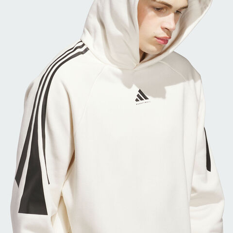 adidas阿迪达斯2025中性ADI BB 3S HOODY针织连帽卫衣JZ7930