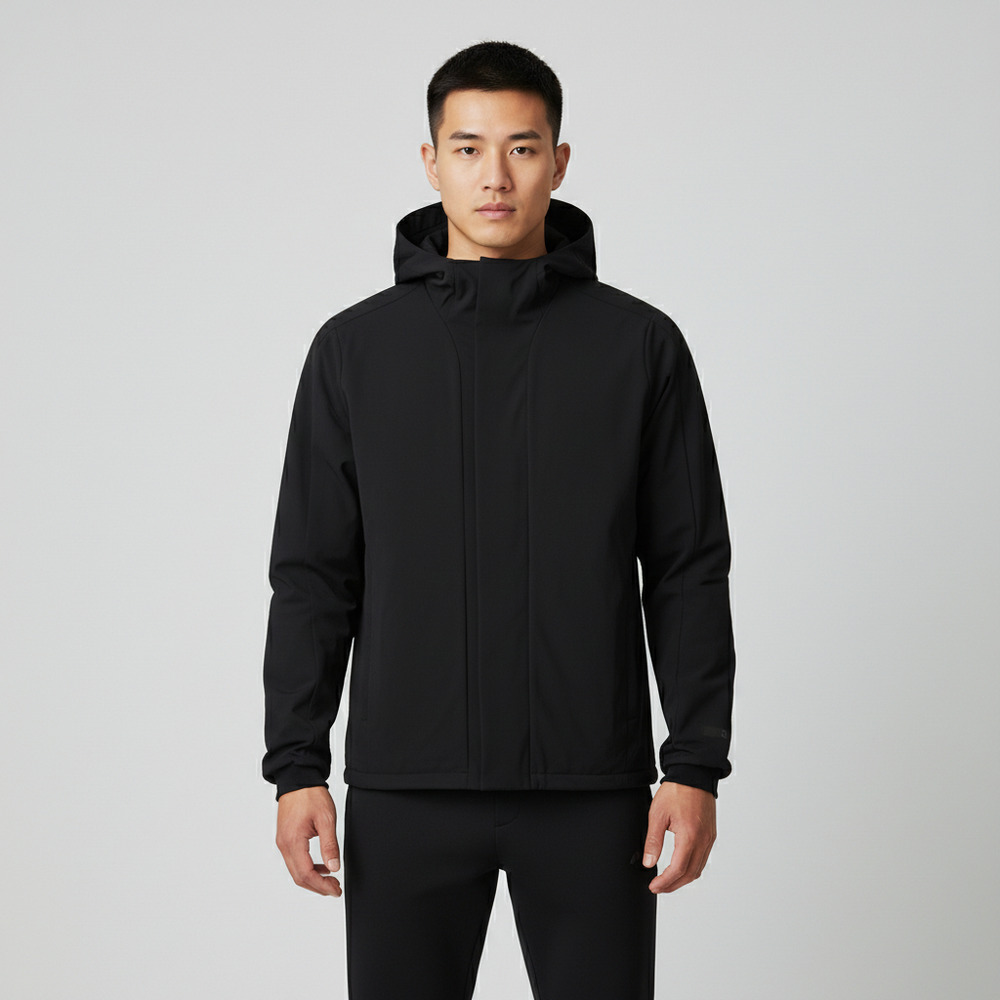 adidas阿迪达斯2025男子WUZONG WARM JKT梭织连帽外套KS6483