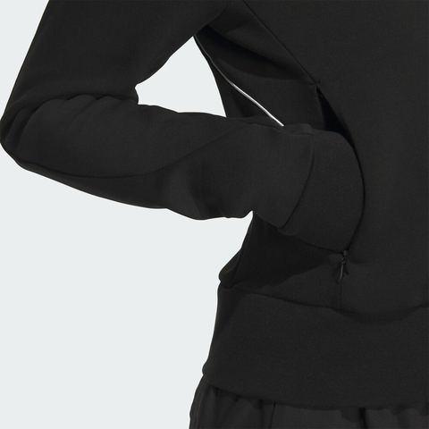 adidas阿迪达斯2025女子FUSTL W KN JKT1针织连帽外套KC2716