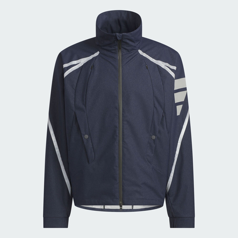 adidas阿迪达斯2025男子FOS REFL WVN JK梭织无帽外套KF0689