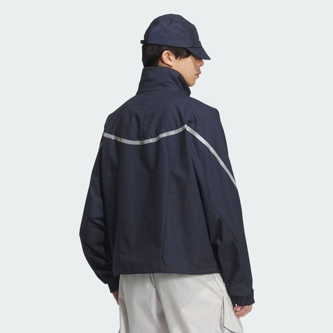 adidas阿迪达斯2025男子FOS REFL WVN JK梭织无帽外套KF0689