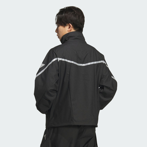 adidas阿迪达斯2025男子FOS REFL WVN JK梭织无帽外套KF0690