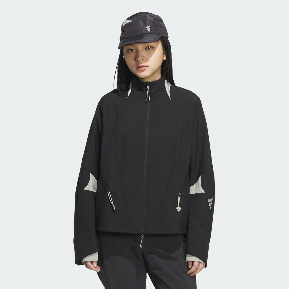 adidas阿迪达斯2025女子FUSTL W WV JKT4梭织无帽外套KC2710