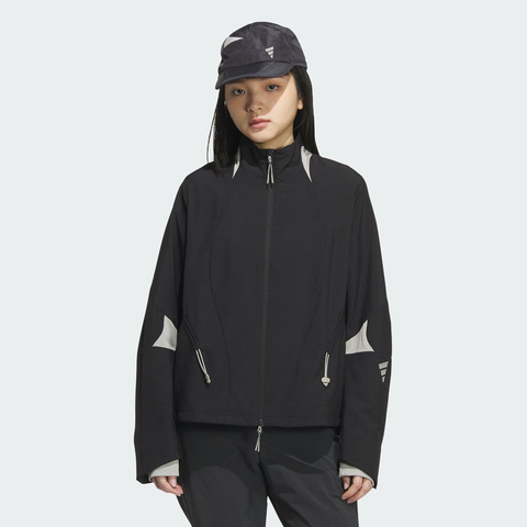 adidas阿迪达斯2025女子FUSTL W WV JKT4梭织无帽外套KC2710