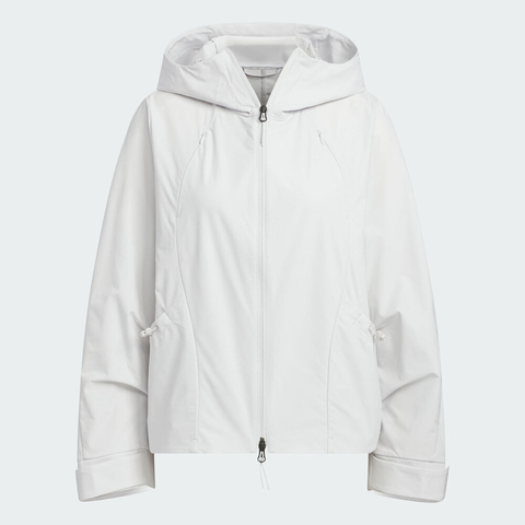 adidas阿迪达斯2025女子FUSTL W WV JKT2梭织连帽外套KC2711