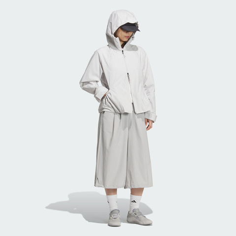 adidas阿迪达斯2025女子FUSTL W WV JKT2梭织连帽外套KC2711