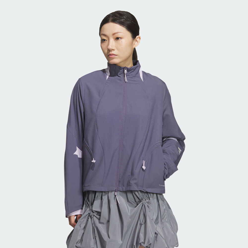 adidas阿迪达斯2025女子FUSTL W WV JKT4梭织无帽外套KC2709