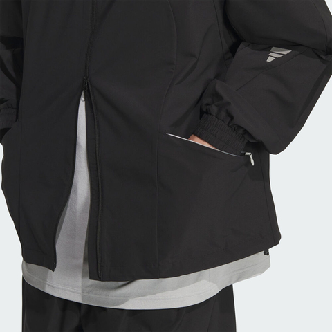 adidas阿迪达斯2025男子FUSTL M WV JKT3梭织连帽外套KC0150