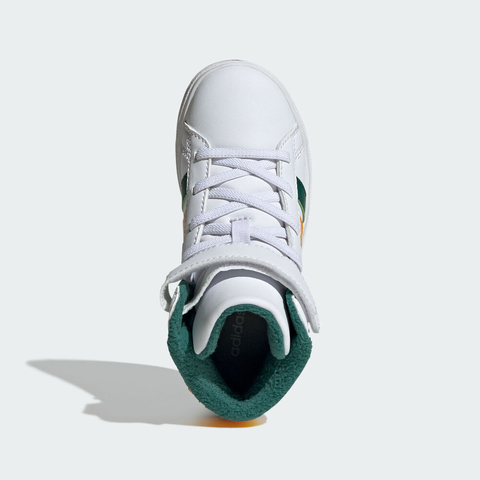 adidas阿迪达斯2025男小童GRAND COURT MID K男训童装JP8875