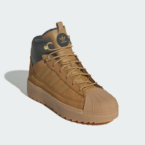 adidas阿迪达斯2025男大童SUPERSTAR WINTER TREK J三叶草童装JQ0345