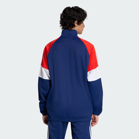 adidas阿迪达斯2025男子FCB LF TT针织无帽外套KC7796