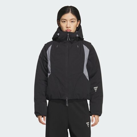 adidas阿迪达斯2025女子FOS W PD JKT薄棉服KS0072