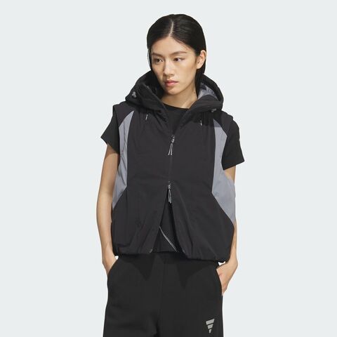 adidas阿迪达斯2025女子FOS W PD JKT薄棉服KS0072