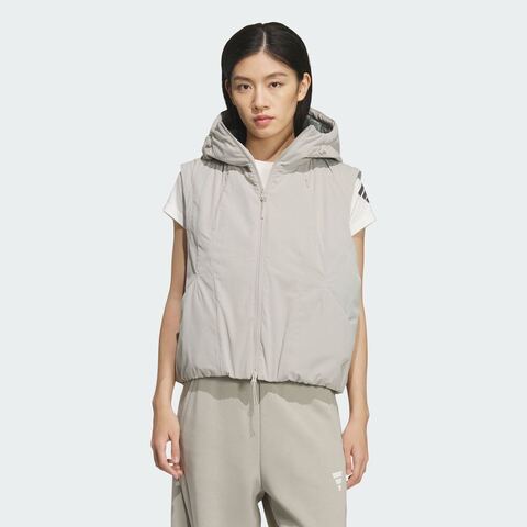 adidas阿迪达斯2025女子FOS W PD JKT薄棉服KS0073