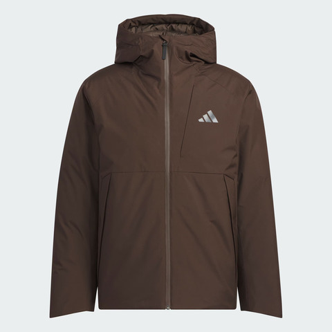 adidas阿迪达斯2025男子TECH DOWN JKT厚羽绒服-短KQ5504