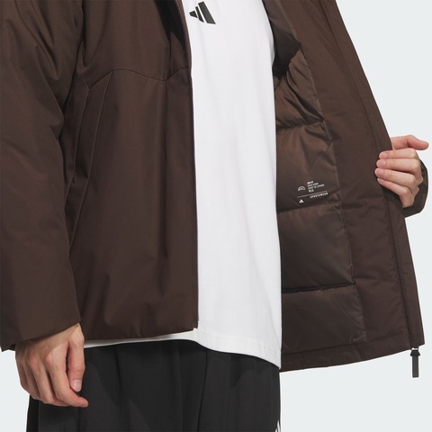 adidas阿迪达斯2025男子TECH DOWN JKT厚羽绒服-短KQ5504