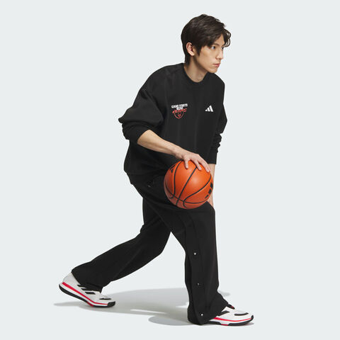 adidas阿迪达斯2025男子GSH CREW针织无帽卫衣KC2787