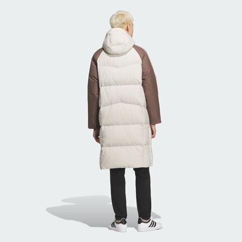 adidas阿迪达斯2025男子3S CB Long Down厚羽绒服-长KQ5495