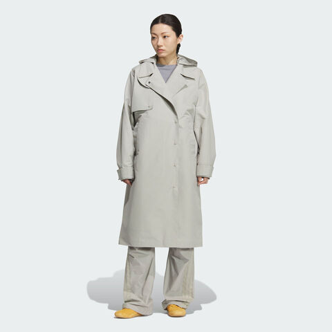 adidas阿迪达斯2025女子FUSTL W WV JKT3梭织连帽外套KC2705