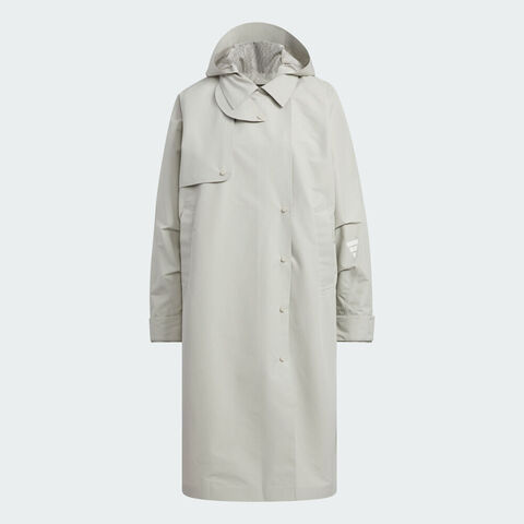 adidas阿迪达斯2025女子FUSTL W WV JKT3梭织连帽外套KC2705