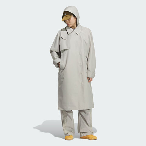 adidas阿迪达斯2025女子FUSTL W WV JKT3梭织连帽外套KC2705