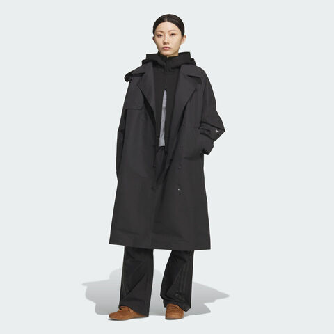 adidas阿迪达斯2025女子FUSTL W WV JKT3梭织连帽外套KC2707