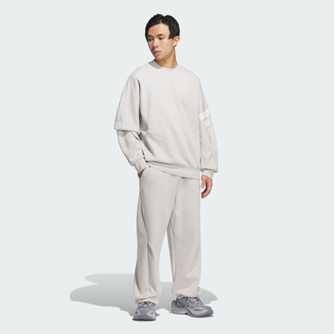 adidas阿迪达斯2025男子FUSTL M SWT CRW针织无帽卫衣KC0157