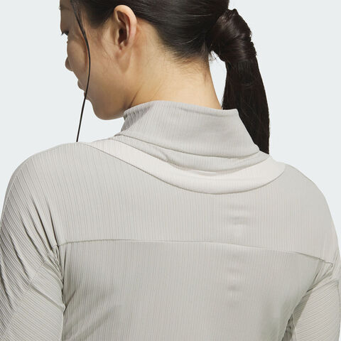 adidas阿迪达斯2025女子FOS W LS TEE针织无领长TKS0061