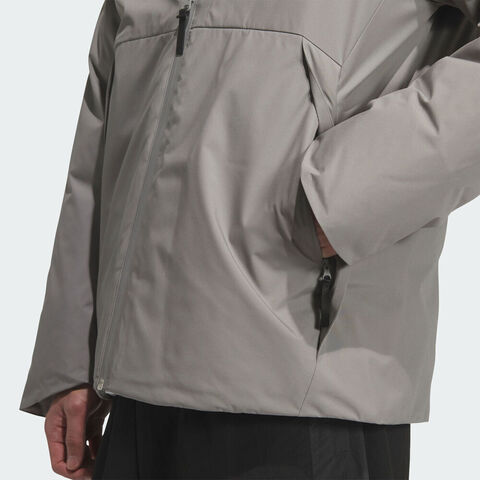 adidas阿迪达斯2025男子TECH DOWN JKT厚羽绒服-短KQ5503