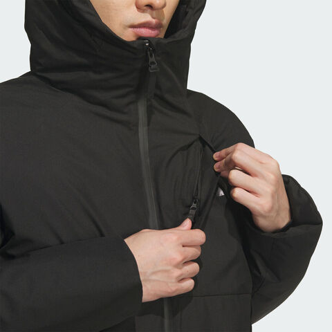 adidas阿迪达斯2025男子TECH DOWN JKT厚羽绒服-短KQ5505