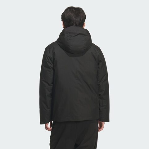 adidas阿迪达斯2025男子TECH DOWN JKT厚羽绒服-短KQ5505