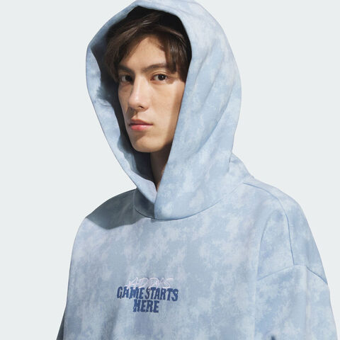 adidas阿迪达斯2025男子GSH HOODIE针织连帽卫衣KC2782