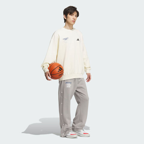 adidas阿迪达斯2025男子GSH CREW针织无帽卫衣KC2786