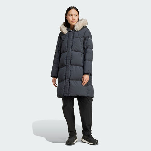 adidas阿迪达斯2025女子XPL W LONG GD J厚羽绒服-长KC8485