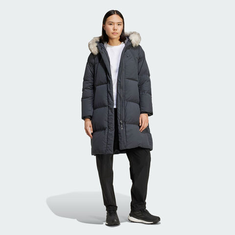 adidas阿迪达斯2025女子XPL W LONG GD J厚羽绒服-长KC8485