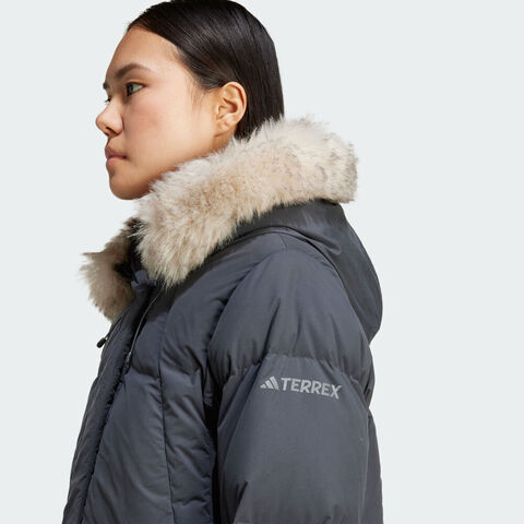 adidas阿迪达斯2025女子XPL W LONG GD J厚羽绒服-长KC8485