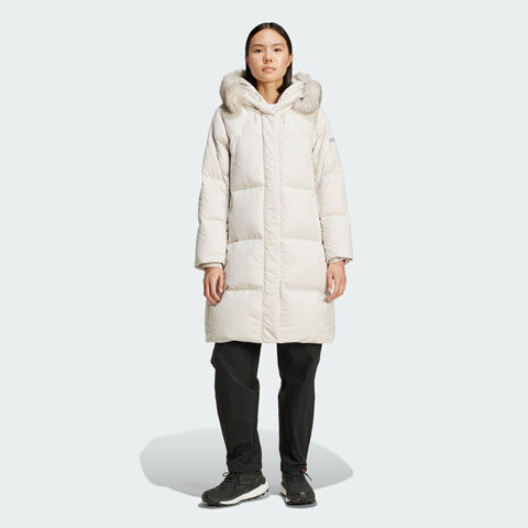 adidas阿迪达斯2025女子XPL W LONG GD J厚羽绒服-长KC8486