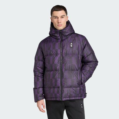 adidas阿迪达斯2025男子MUFC SZN DW JK厚羽绒服-短JN2890