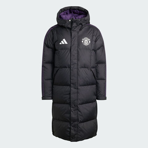 adidas阿迪达斯2025男子MUFC SZN DW CT厚羽绒服-长JN2889