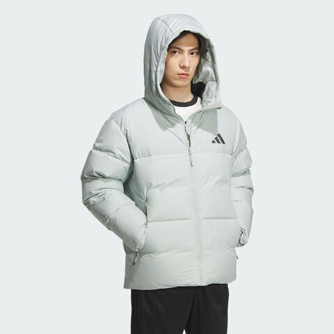 adidas阿迪达斯2025男子PUFFY DOWN JKT厚羽绒服-短KC5946