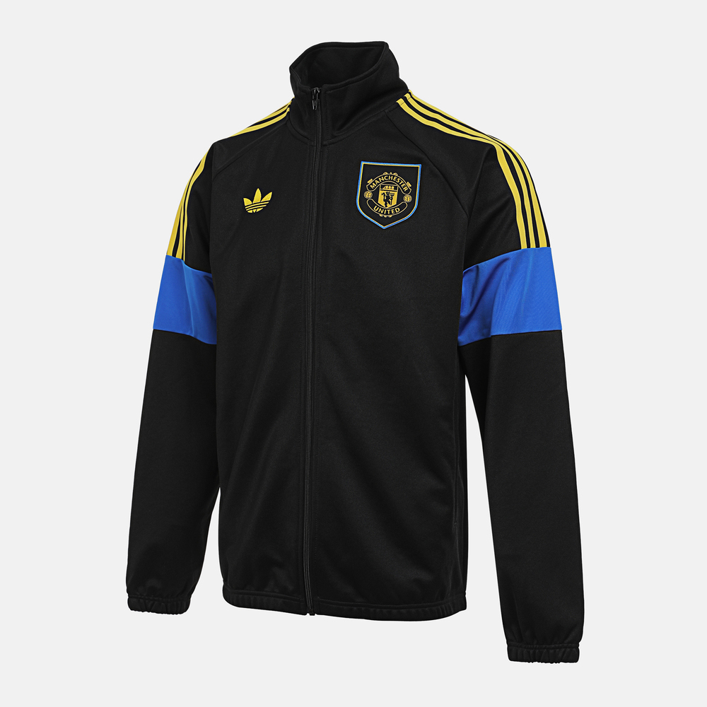 adidas阿迪达斯2025男子MUFC LF TT针织无帽外套KC7793