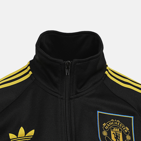 adidas阿迪达斯2025男子MUFC LF TT针织无帽外套KC7793